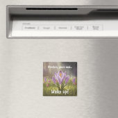 Aanpasbare Handgetekende Crocusbloemen Magneet (Insitu (Vaatwasser))