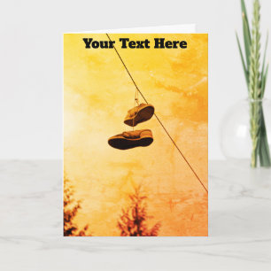 Aanpasbare hangende schoenen kaart