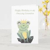 Aanpasbare Happy Birthday voor een kind Kaart (Gele Bloem)