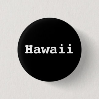 Aanpasbare Hawaï Typografie Ronde Button 3,2 Cm
