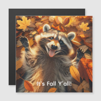 Aanpasbare Herfst Grappige Wasbeer 