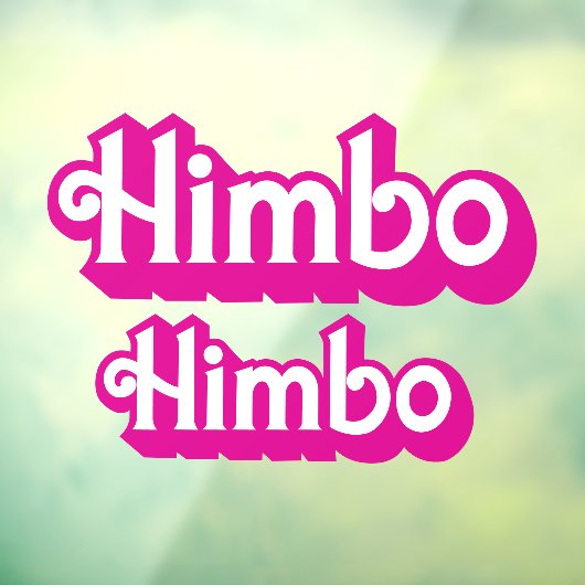 Aanpasbare Himbo Raamsticker (Vel 3)