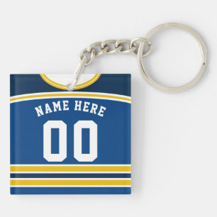 Aanpasbare Hockey Shirt Sleutelhanger, Lacrosse Sleutelhanger