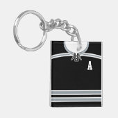 Aanpasbare Hockeytrui-sleutelhanger, Lacrosse Sleutelhanger (Voorkant Links)