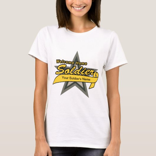 Aanpasbare Home Soldaat T-shirt (Voorkant)