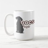 Aanpasbare HONDEN > Mensen Koffiemok (Links)