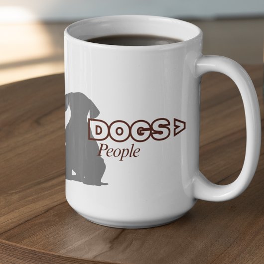 Aanpasbare HONDEN > Mensen Koffiemok