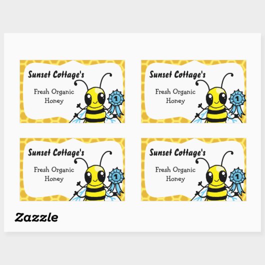 Aanpasbare Honey jar Sticker (Vel)