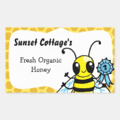 Aanpasbare Honey jar Sticker (Voorkant)