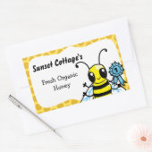 Aanpasbare Honey jar Sticker (Envelop)