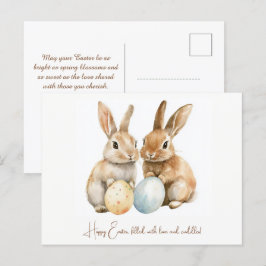Aanpasbare 🐇Hoppige Pasen Optocht Feestdagenkaart