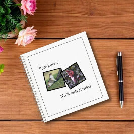 Aanpasbare huisdierennotitieboek notitieboek