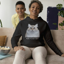 Aanpasbare huisdierfoto tekst Zwart-witte kattenli