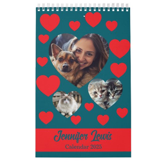 Aanpasbare huisdierliefhebber kalender (Hoes)