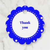 Aanpasbare huwelijksgunst Labels. Bedankjes Labels (Achterkant)