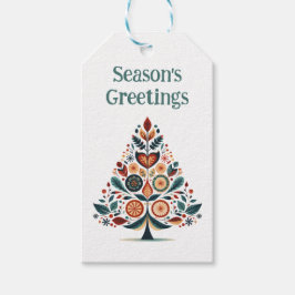 Aanpasbare Hygge Minimalistische Kerstmis Cadeaulabel