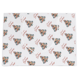 Aanpasbare Hygge Minimalistische Kerstmis Groot Cadeauzakje