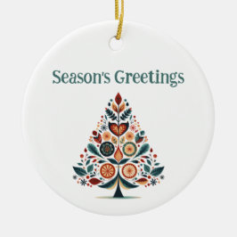 Aanpasbare Hygge Minimalistische Kerstmis Keramisch Ornament