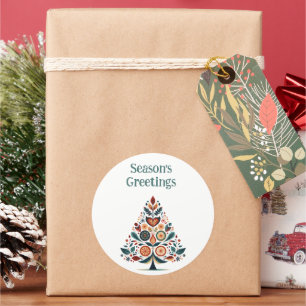 Aanpasbare Hygge Scandinavische minimalist Ronde Sticker