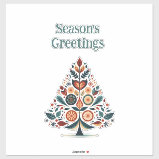 Aanpasbare Hygge Scandinavische minimalist Sticker (Vel)