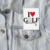 Aanpasbare I love Golfballen Button (Insitu)
