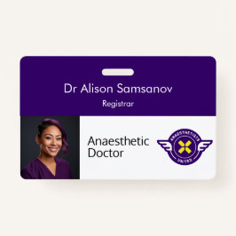 Aanpasbare ID-badge met foto Badge