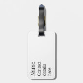 Aanpasbare IJsklim Bagage Label (Achterkant verticaal)