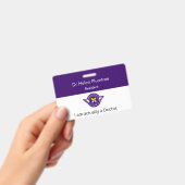 Aanpasbare Ik ben eigenlijk een dokterspas Badge (Handheld)