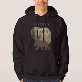 Aanpasbare Ik heb kamperen in Canada overleefd Hoodie