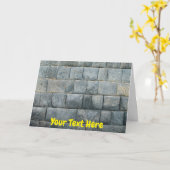 Aanpasbare Inca muur, Ecuador Kaart (Gele Bloem)