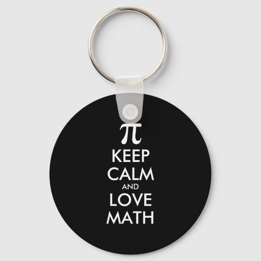 Aanpasbare internetmeme KEEP CALM en HOU VAN WISKU Sleutelhanger (Voorkant)
