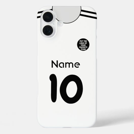 Aanpasbare iPhone 16 Plus Hoes | Voeg Je Naam Toe, (Achterkant)