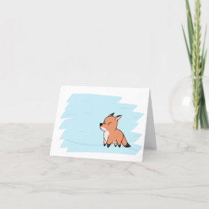Aanpasbare IT Fookin Wimdy Fox Feestdagen Kaart