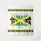 Aanpasbare JAMAICA JAMAICA Wandkleed (Voorkant)