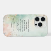 Aanpasbare Jeremia 29:11 Bijbeltekst iPhone Hoesje (Achterkant horizontaal)