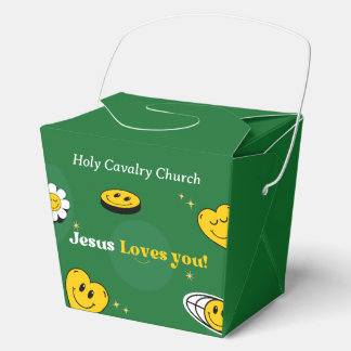 Aanpasbare Jezus Houdt van Jou Favoriet Box Bedankdoosjes
