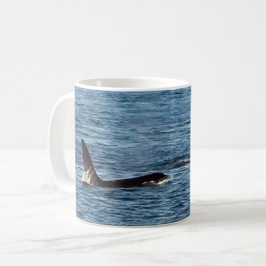 Aanpasbare John Coe & Aquarius Orka Orka Moordwalv Koffiemok (Voorkant links)