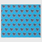 Aanpasbare John Coe Orca Moordwalvis Blauw Cadeaupapier (Vlak)