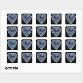 Aanpasbare John Coe Orca West Coast Kustlijn Vierkante Sticker (Vel)