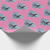 Aanpasbare John Coe Orka Moordwalvis Roze Cadeaupapier (Hoek)