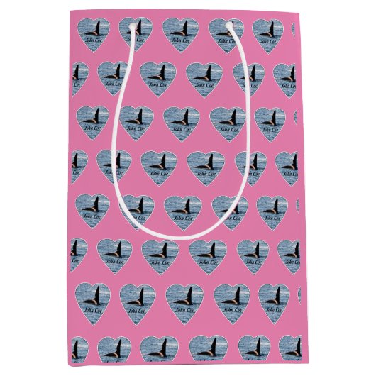 Aanpasbare John Coe Orka Moordwalvis Roze Medium Cadeauzakje (Voorkant)