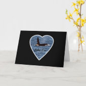 Aanpasbare John Coe Orka Zwartvis Westkust Orca Kaart (Gele Bloem)