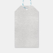 Aanpasbare jolige kerstman kerstfeest cadeaulabel (Achterkant)