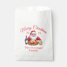 Aanpasbare Jolly Kerstman Kerstfeest Bedankzakje