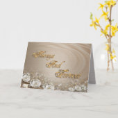 Aanpasbare jubileumkaart kaart (Gele Bloem)