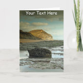 Aanpasbare Jurassic Coast, Dorset Kaart (Voorkant)