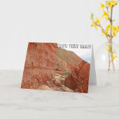 Aanpasbare Jurassic Coast rode rotsen, Devon Kaart (Gele Bloem)