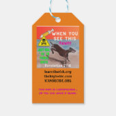 Aanpasbare Kaart uitvoeren Cadeaulabel (Voorkant)