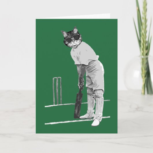 Aanpasbare kaart voor  cricketing (Voorkant)