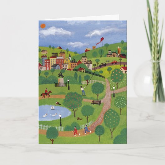 Aanpasbare kaart voor parkgebruik (Voorkant)
